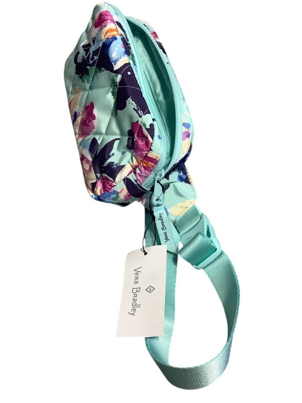 Vera Bradley Essential Mini Belt Bag Floating Blossoms Floral Spring Fannypack - Picture 6 of 6